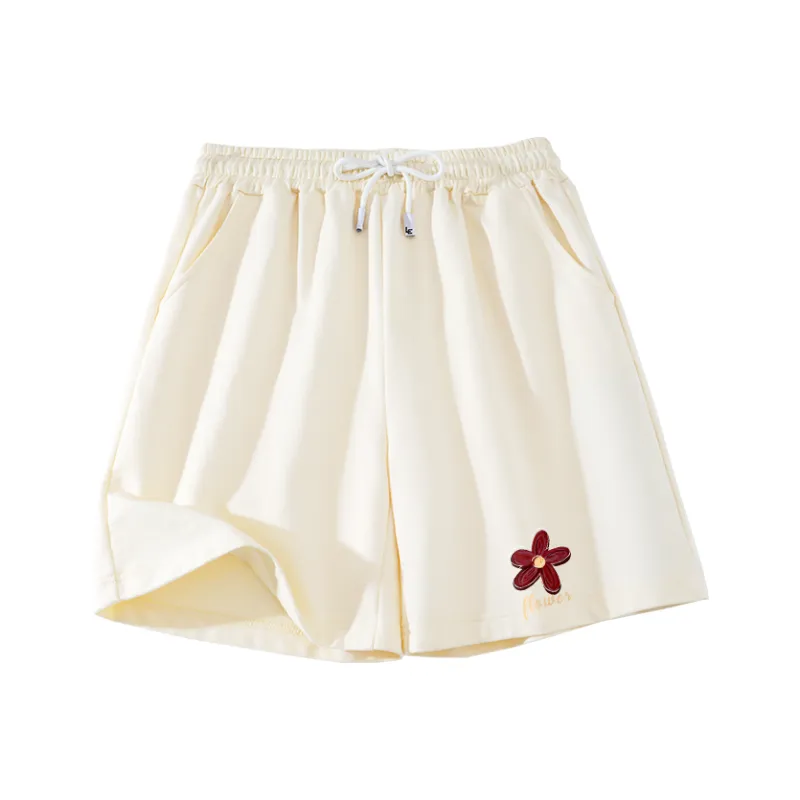 Cotton Casual Shorts Women's-3