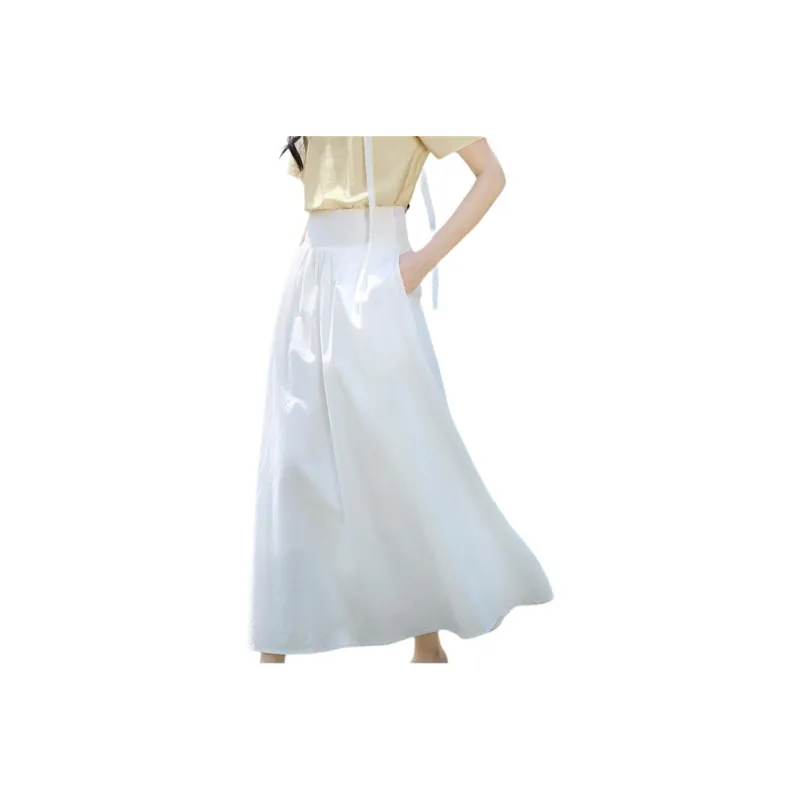 XWI Casual Long Skirts Women's Raw White-0
