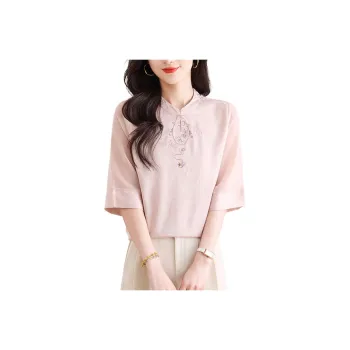 X MOOM T Shirts Women's Pink