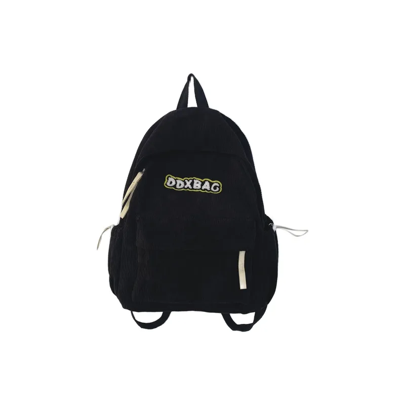 SURELAPTOP Corduroy Backpack Unisex Multicolor-1