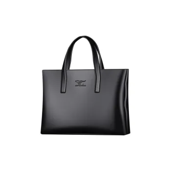 SEPTWOLVES Microfiber Briefcase Tubas Men's Black