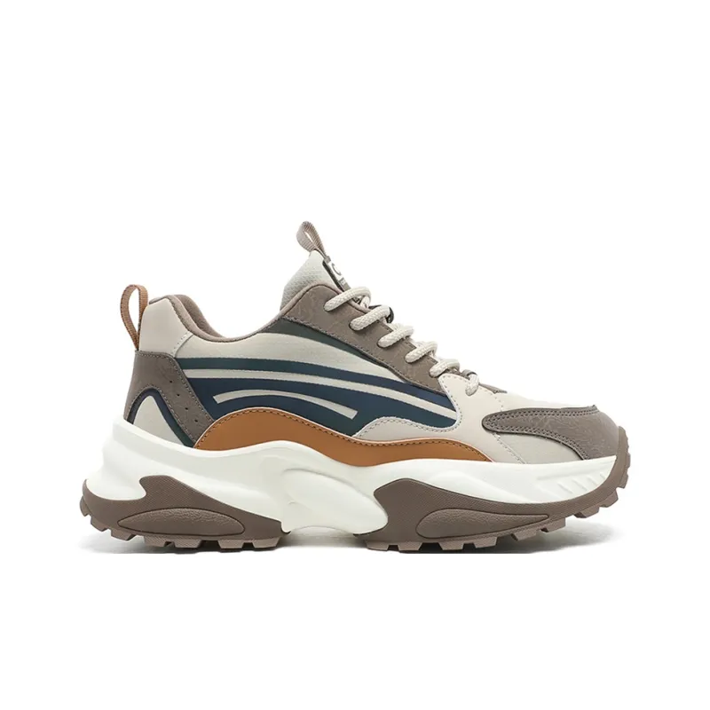 Colorful Creations Slip Resistant, Abrasion Resistant, Breathable, Height Increasing Low Top Chunky Sneakers Unisex-7
