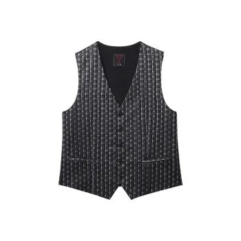 GOLDLION Vests Men Gray Black 99