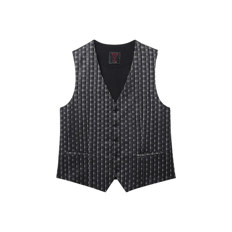 GOLDLION Vests Men Gray Black 99-0