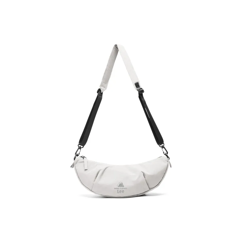 Lee Fabric Shoulder Bag, Crossbody Bag Wood Leaf Brown/Cloud Gray/Light Gray Purple-7