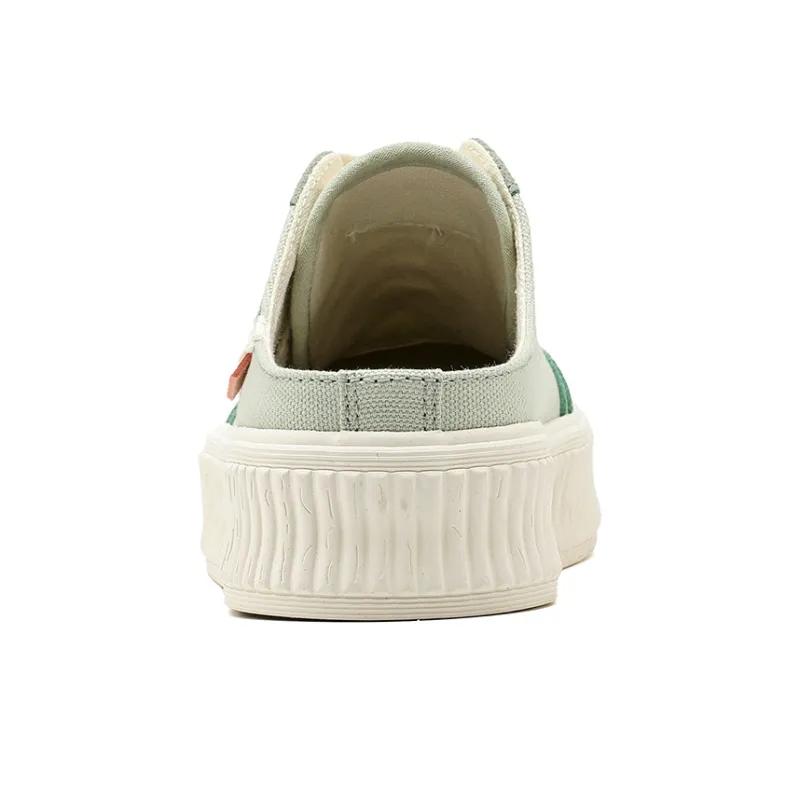 WARRIOR Skateboard Shoes Women's Low Top Green-3