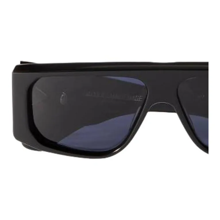 JACQUES MARIE MAGE Acetate Metal Square Sunglasses Unisex Black-2