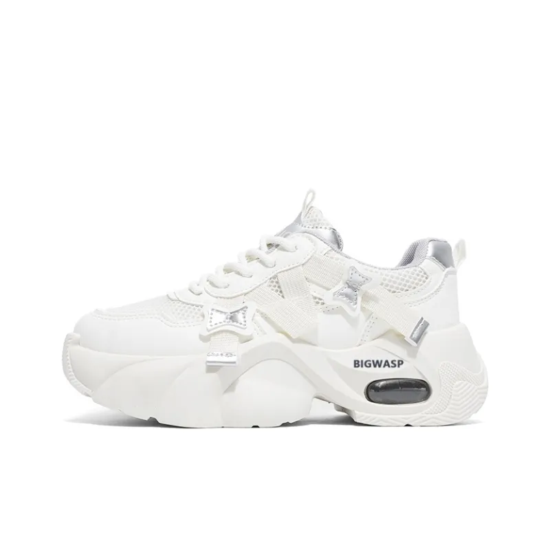 BIGWASP Anti Slip Wear Resistant Low Top Chunky Sneakers Women's-6