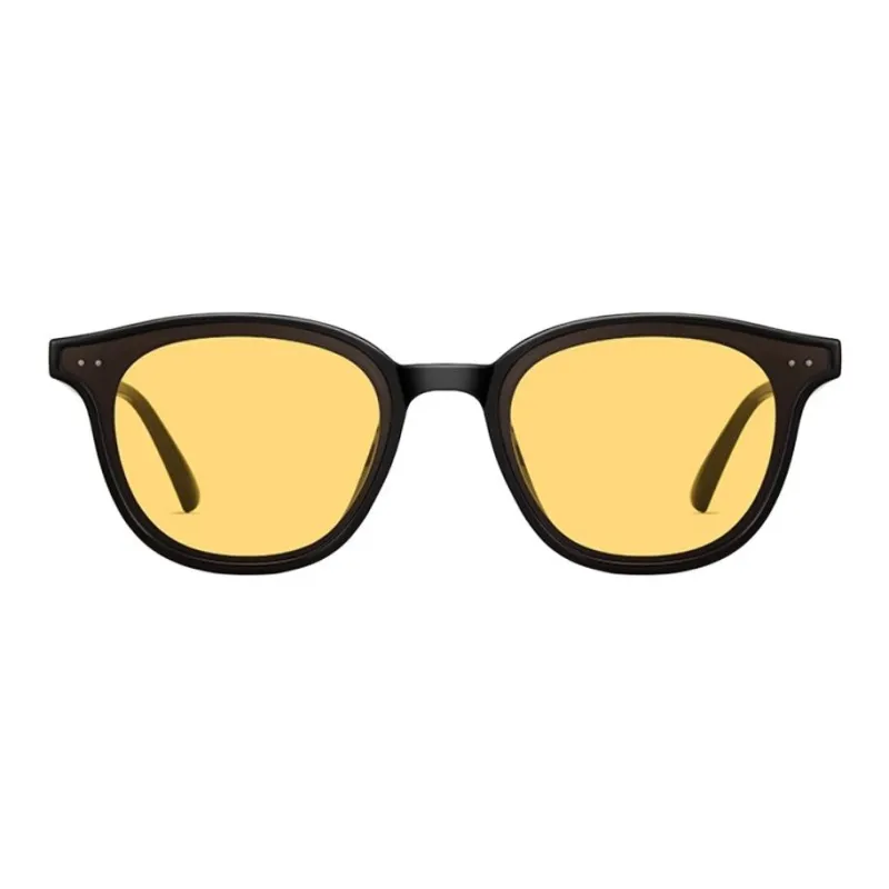 CAPONI TR90 Square Sunglasses Unisex Black-1