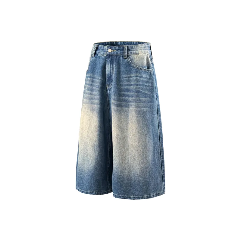 PENTAGONAL HEART Denim Shorts Men's-9