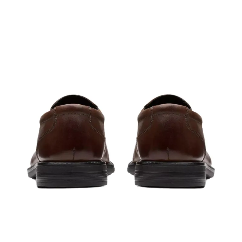 Clarks Bolton Free II Loafers Men's Brown-4