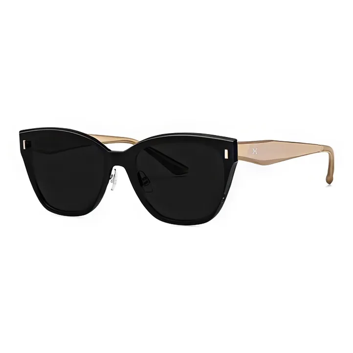 LOHO Plate Alloy Frame Irregular Shape Sunglasses Unisex-2