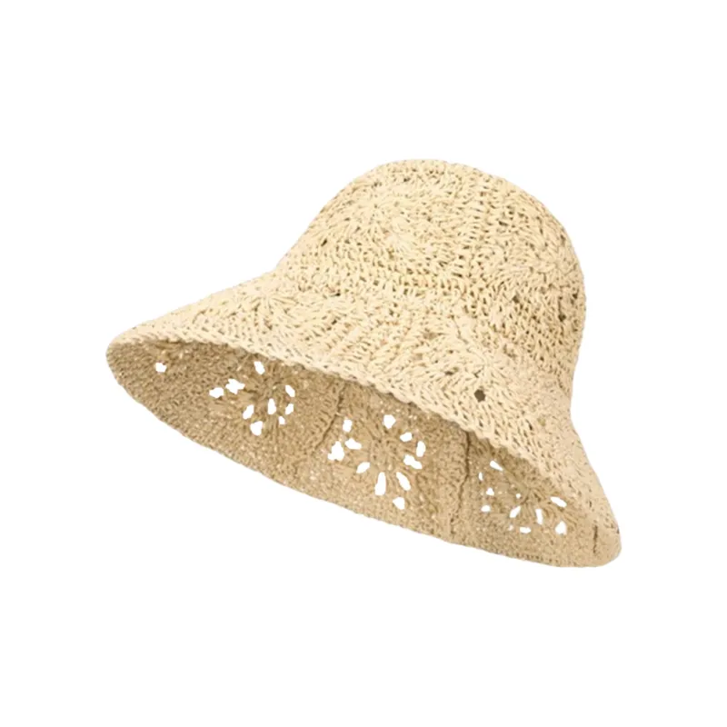 VINEY Straw Woven Sun Protection Hats Women's-0