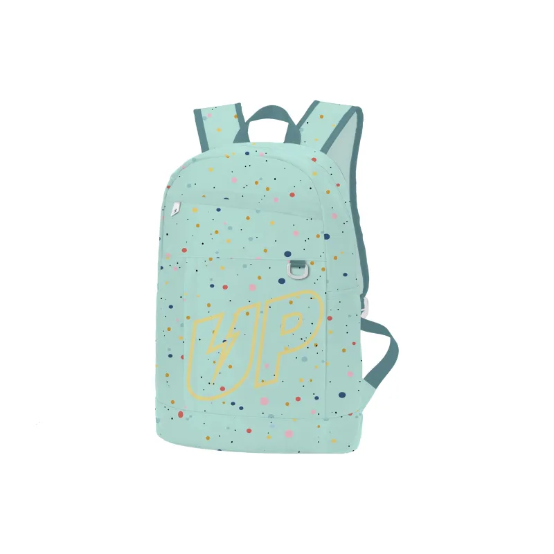 TURN UP Polyester Backpack Unisex Matcha Green-1