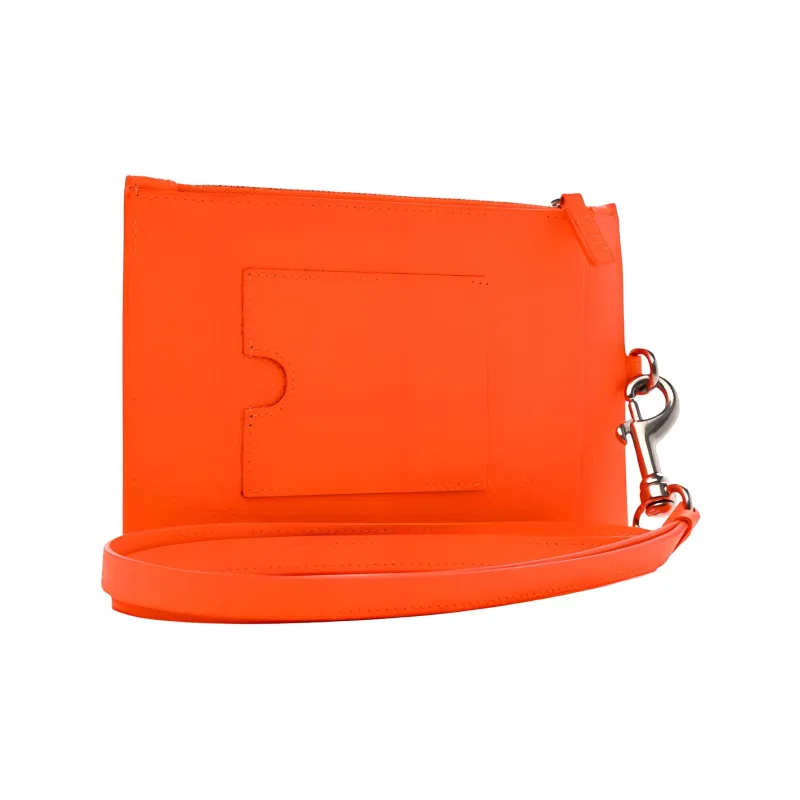 Balenciaga Leather Card Holder Regular Men's Orange-1