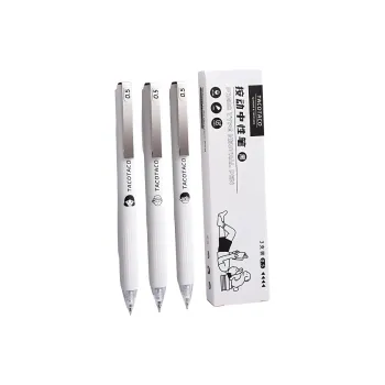 TACOTACO Quick Dry Smooth Press Minimalist Style Metal Clip CS Tip Ballpoint Pen