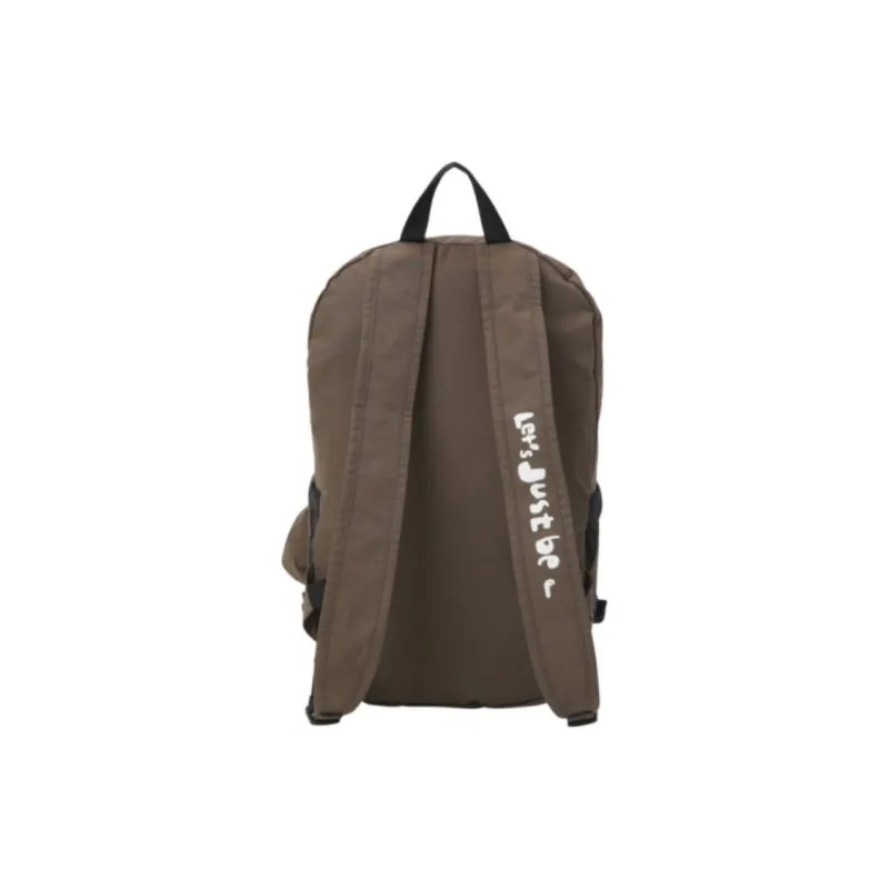 KOLON SPORT Nylon Backpack Unisex Brown-1