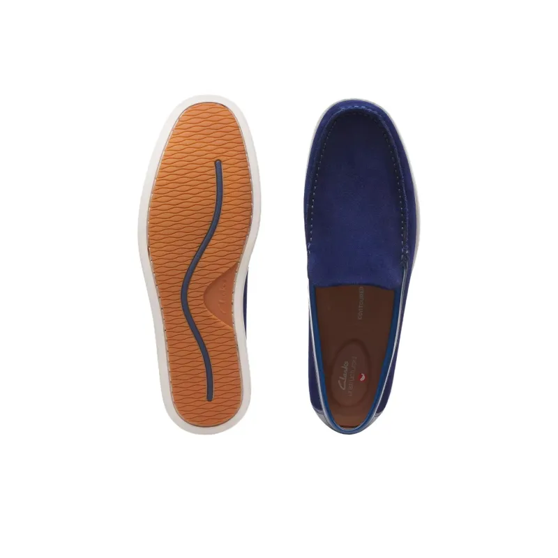 Clarks Ferius Creek Loafers Men's Dark Blue-5