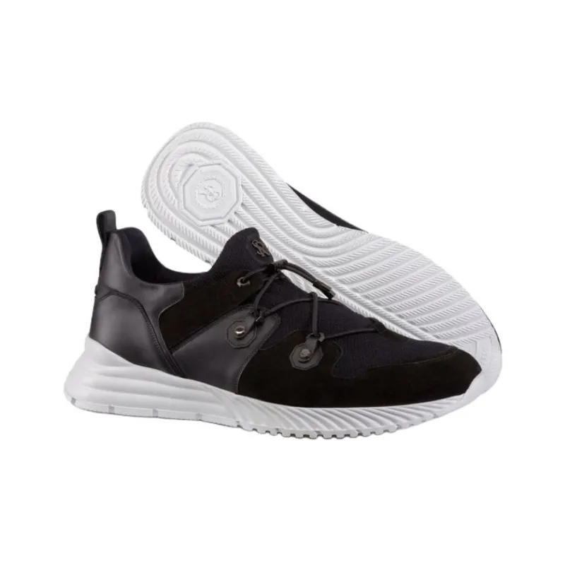 STEFANO RICCI Low Top Casual Shoes Men's Black-4
