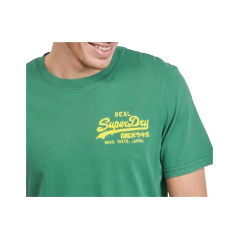 SUPERDRY T Shirts Men Green-4