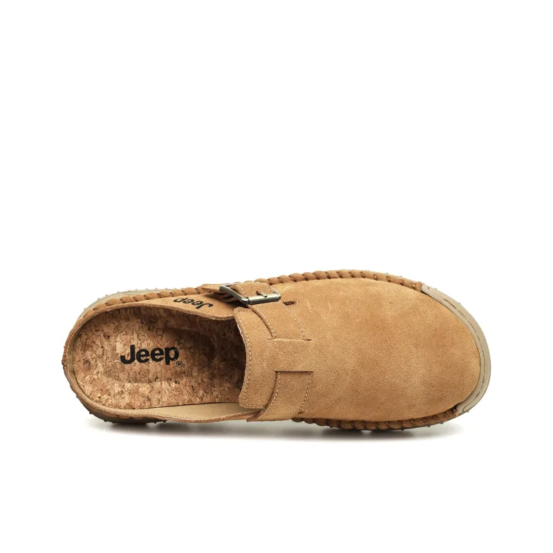 Jeep Rubber Sole Quiet Abrasion Resistant Closed Toe Slippers Unisex-8
