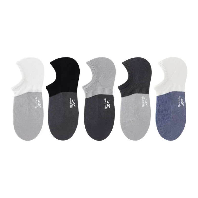 Reebok No Show Socks Men's 5 Pack White-7