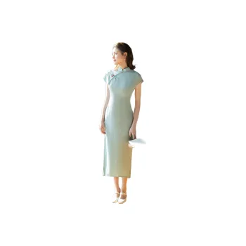 MJ Cheongsams Women's Azure