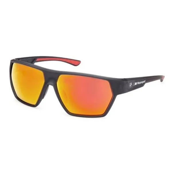 BMW Acetate Aviator Sunglasses Men's Black-0