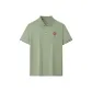 [7A Antibacterial Quick Dry Cooling]Gray Pea Green (Skier Chest Logo)