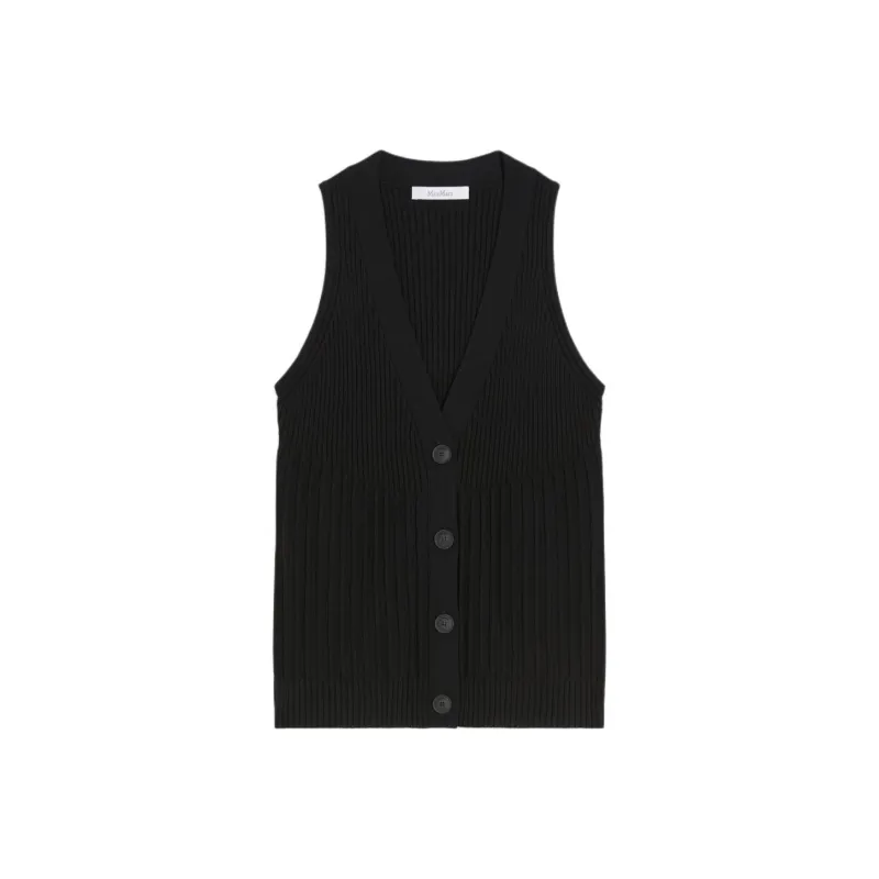 MaxMara Tank Tops Women's Black-0