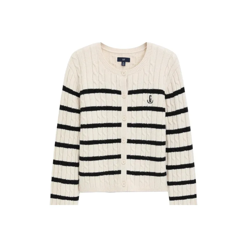 GAP Knitwear Women's Black White Stripes-0