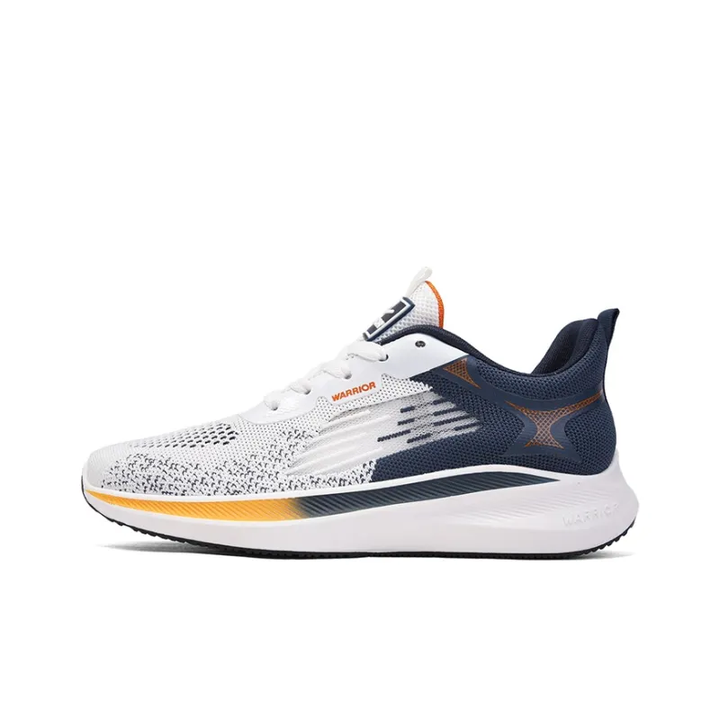 Warrior Sports Casual Shoes Men's White/Dark Blue/Orange-1