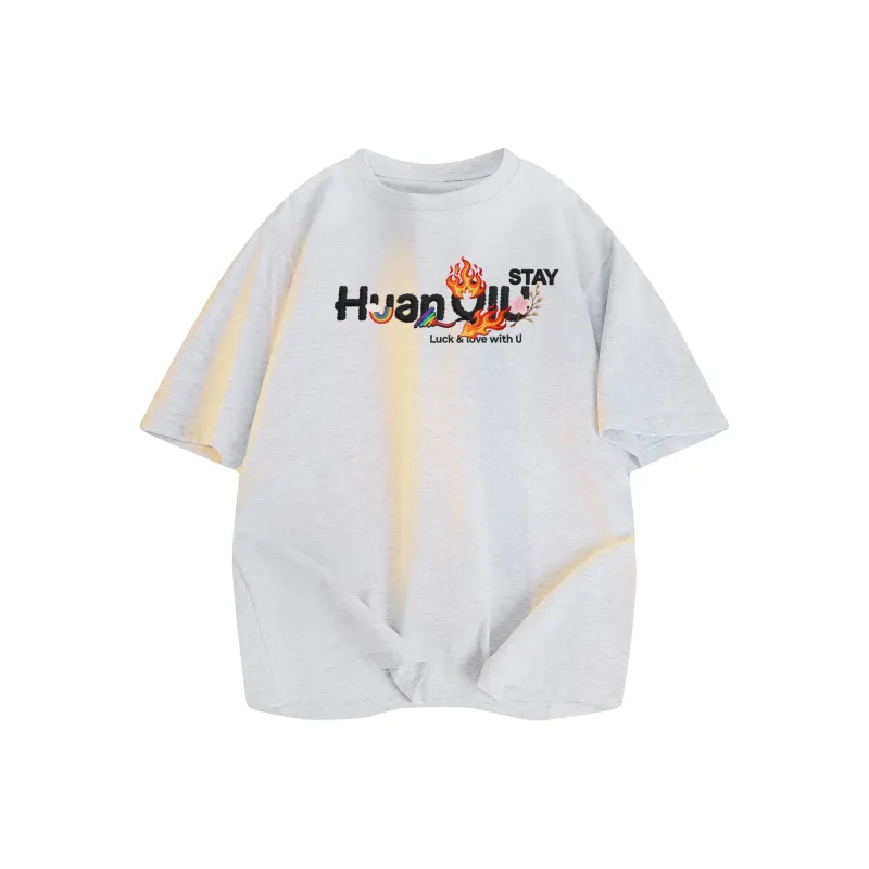 HUANQIU Short Sleeved T Shirts Unisex-10