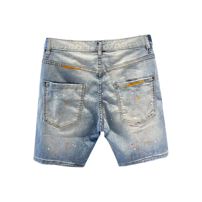 Zomuros Denim Shorts Unisex Blue-1