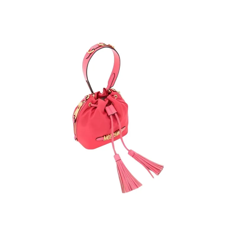 MOSCHINO Leather Handbag Regular Women's Pink-1