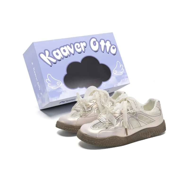 KAAVER OTTO Cushioning, Lightweight, Breathable Low Top Skateboard Shoes Women's-8