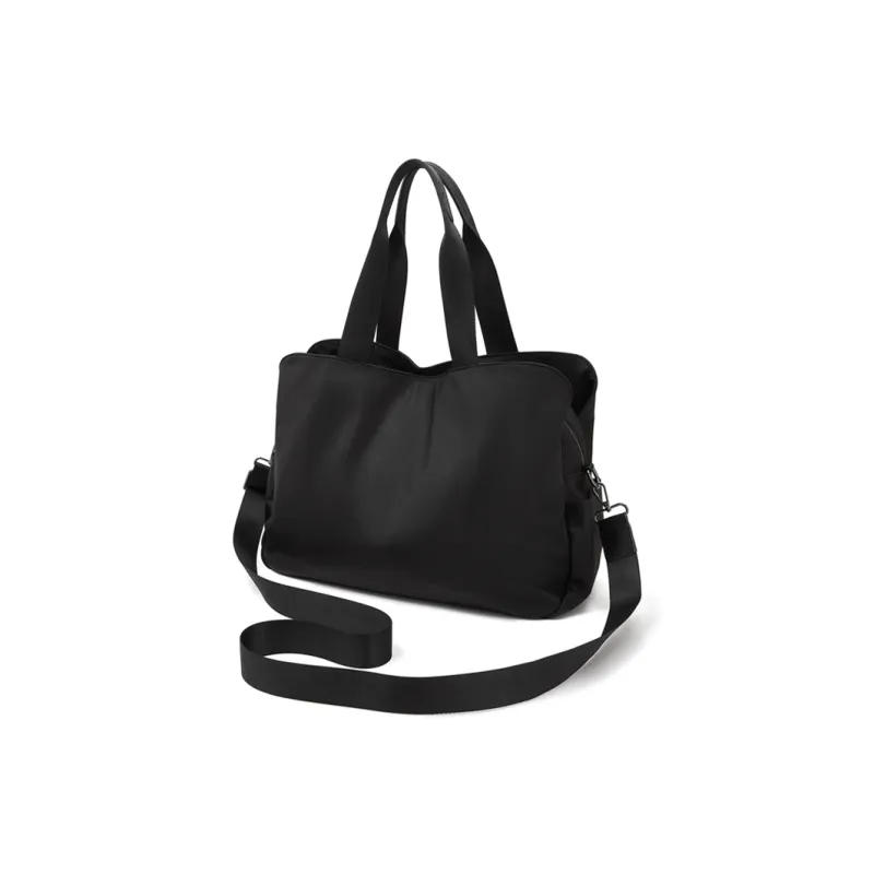 Old Man's Head Fabric One Shoulder Crossbody Bag, Travel Bag Women's Black-2