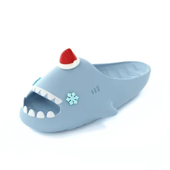 HelloSlippers Sharkicks Christmas Hats, Slide Slippers Unisex