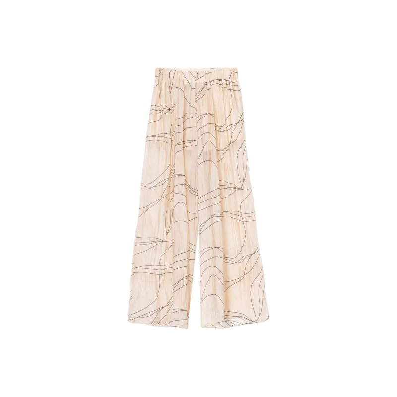 Alysi Mediterranean Palazzo Trousers-0
