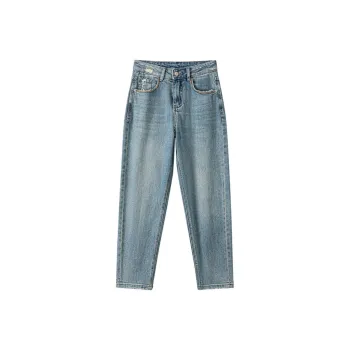 SHUXI Jeans Women's Century Vintage Blue