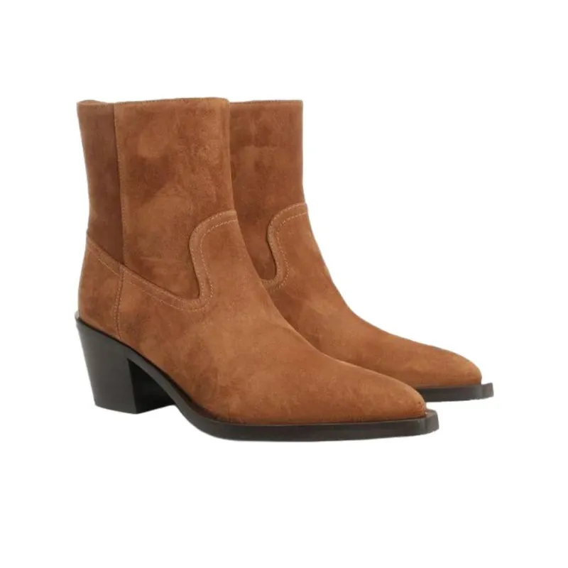 Stuart Weitzman/SW Tate Ankle Boots Women's Brown-2