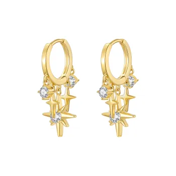 ZEGL Copper Plated In 14k Gold Earrings Women's