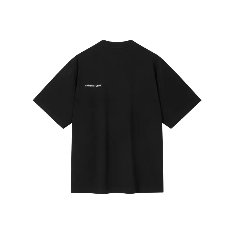 SANBAI STUDIO T Shirts Unisex Black-1