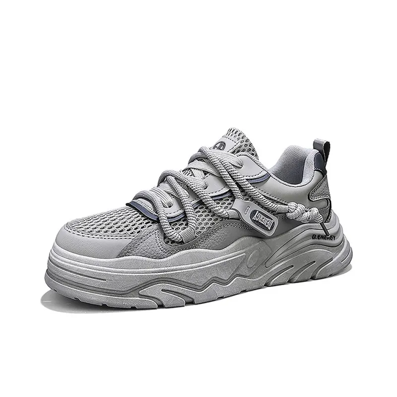 Yi Jiabao Slip Resistant Shock Absorbers With Abrasion Resistant Properties Low Top Skateboard Shoes Men's-3
