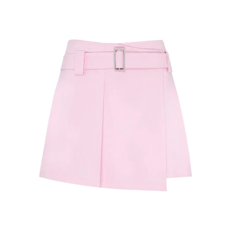 LI NING 1990 Golf Series Casual Short Skirts Women's Soft Cherry Blossom Pink-0