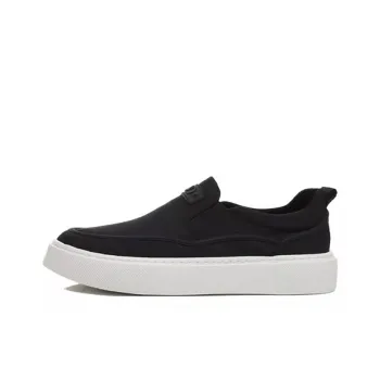 Ruomini Breathable Low Top Skateboard Shoes Men's Black