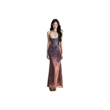 COVER TIME Slip Dresses Women's Purple