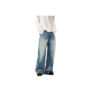 WHELVE Jeans Unisex Blue