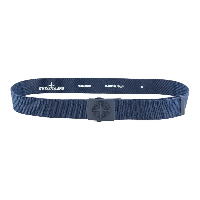 STONE ISLAND Zinc Alloy, Nylon, Polyamide, Polyester Belt Kids' Blue 3.5CM-0