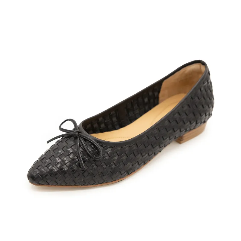 FED Casual Single Shoes 2cm Women's Black-1